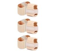 HAGJII 6 Pezzi Alluce Valgo Correttore Per Alluce Femminile Fibra In Gel Divaricatore Alluce Valgo Doppio Foro Per Le Dita Dei Piedi Tutore Alluce Valgo Correttivo(S)