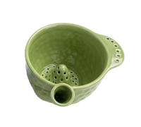HAGJII Ceramica Lava Frutta Vortice Con Vortice E Centrifuga | Ciotola Per Il Lavaggio Dei Frutti Di Bosco Per Mirtilli, Uva, Pomodorini E Preparazione Di Spuntini(Verde)
