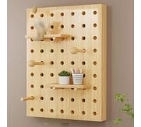 HAGJII Copertina Di Lancio Quadro Copri Quadro Elettrico Decorativo, Tavola Del Buco Copri Contatore Elettrico Interno Montato A Parete Copricontatore Da Interno Arredo(Vertical,50*40CM_ORIGINAL WOOD)