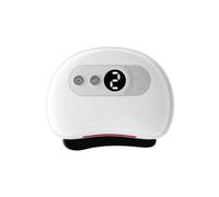 HAGJII Dispositivo Di Bellezza Gua Sha Elettrico Con Calore E Vibrazione, Massaggiatore Viso Con Terapia Della Luce Led Per Rassodare La Pelle, Ringiovanire E Rilassare(Bianca)