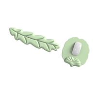 HAGJII Ergonomico Poggiapolsi Per Tastiera Memory Foam Appoggio Per Polsi Da Tastiera Con Base Antiscivolo Supporto Per Mouse Per Alleviare Il Dolore Durante La Digitazione(Green B)