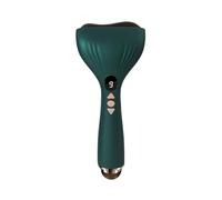 HAGJII Gua Sha Elettrico Per Viso, Collo E Corpo, Massaggiatore Viso Per Gli Occhi Spazzola Beauty Meridian Dispositivo Di Bellezza Per Disintossicazione, Alleviamento Del Dolore(Verde)