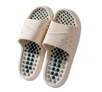 HAGJII Pantofole Da Massaggio, Pantofole Per Digitopressione Scarpe Da Massaggio Sollievo Dal Dolore Da Artrite Massaggianti Per Mamma, Papà E Genitori(Apricot,38-39 EU)