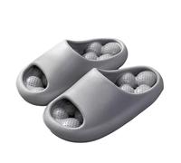 HAGJII Pantofole Da Massaggio Pantofole Per Digitopressione Sollievo Dalla Fascite Plantare Scarpe Da Massaggio Sollievo Dallo Stress Massaggianti Per Uomini E Donne(Gray,40-41 EU)