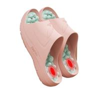 HAGJII Pantofole Da Massaggio Sollievo Dal Dolore Al Tallone E All'arco Plantare Pantofole Per Digitopressione Rilassamento E Sollievo Dallo Stress Scarpe Da Massaggio(40-41 EU,Pink)