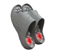 HAGJII Pantofole Da Massaggio Sollievo Dal Dolore Al Tallone E All'arco Plantare Pantofole Per Digitopressione Rilassamento E Sollievo Dallo Stress Scarpe Da Massaggio(44-45 EU,Light gray)
