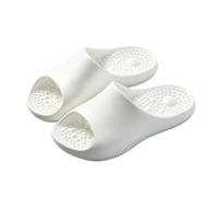 HAGJII Pantofole Per Digitopressione Bagno E Doccia Pantofole Da Massaggio Sandali Per Riflessologia Plantare Sollievo Dal Dolore Rilascio Miofasciale Scarpe Da Massaggio(Bianca,44-45 EU)
