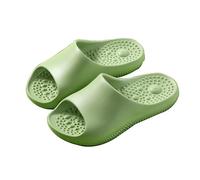 HAGJII Pantofole Per Digitopressione Bagno E Doccia Pantofole Da Massaggio Sandali Per Riflessologia Plantare Sollievo Dal Dolore Rilascio Miofasciale Scarpe Da Massaggio(Verde,42-43 EU)