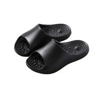 HAGJII Pantofole Per Digitopressione Bagno E Doccia Pantofole Da Massaggio Sandali Per Riflessologia Plantare Sollievo Dal Dolore Rilascio Miofasciale Scarpe Da Massaggio(Nero,44-45 EU)