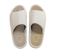 HAGJII Pantofole Per Digitopressione Per Fascite Plantare Pantofole Da Massaggio Con Design Antiscivolo Scarpe Da Massaggio Sollievo Dallo Stress Regali Per Uomini E Donne(Bianca,35-38EU)