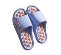 HAGJII Pantofole Per Digitopressione Suola Antiscivolo Pantofole Da Massaggio Sandali Da Bagno Scarpe Da Massaggio Sollievo Dal Dolore Neuropatico(38-39 EU,Light blue)
