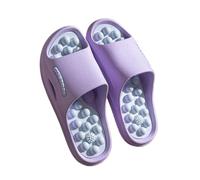 HAGJII Pantofole Per Digitopressione Suola Antiscivolo Pantofole Da Massaggio Sandali Da Bagno Scarpe Da Massaggio Sollievo Dal Dolore Neuropatico(40-41 EU,Purple)