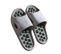 HAGJII Pantofole Per Digitopressione Suola Antiscivolo Pantofole Da Massaggio Sandali Da Bagno Scarpe Da Massaggio Sollievo Dal Dolore Neuropatico(40-41 EU,Light gray)