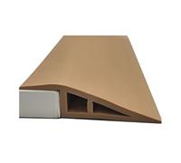 HAGJII Striscia Di Soglia Universale Multifunzionale Tappeto Soglia Di Dislivello Pavimento Autoadesivo Per Dislivelli Profilo Di Transizione(3-5MM(3.5CM)_BROWN)