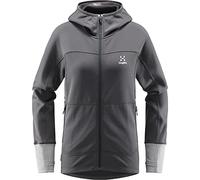 Haglöfs 605062_2LC Betula Q Hood Maglia Lunga Donna Magnetite/Concrete Taglia M