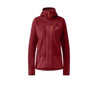 Haglöfs Felpa In Pile Vassi Mid Hood Carmine Red Donna S