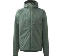 Haglöfs - Giacca da escursionismo leggera e versatile - L.I.M Mimic Barrier Hood M Chlorophyll Green per Uomo in Softshell - Taglia M - Verde