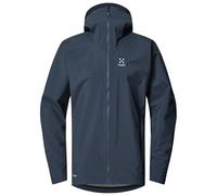 Giacca con cappuccio Haglöfs Korp Proof blu notte - L