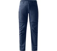 Haglöfs - Pantaloni di escursionismo resistenti - Lite Standard Zip-Off II Pant W Tarn Blue per Donne - Taglia 38 FR - Blu navy