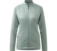 Haglöfs - Pile stretch e traspirante - Korp Mid Jacket W Dew Green per Donne in Poliestere Riciclato - Taglia S - Verde