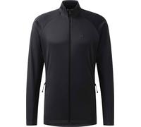 Haglöfs - Pile stretch in fibre riciclate - Korp Mid Jacket M True Black per Uomo in Poliestere Riciclato - Taglia XL - Nero