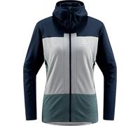HAGLÖFS Roc Flash Mid Hood W - Donna - Blu / Grigio / Verde - Taglia L- modello 2023