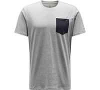 Haglöfs Uomo Mirth Tee Canottiera Not Applicable, 49m/Melange Grigio, S
