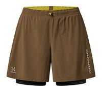 Haglöfs - Women's L.I.M Tempo Trail 2-In-1 Shorts - Pantaloncini da running XS marrone