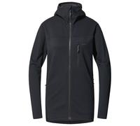 Haglofs Rosson Mid Full Zip Fleece Nero S Donna