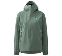 Giacca da donna Haglöfs Rosson Softshell Chlorophyll Green M