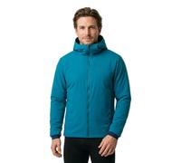 Haglöfs Giacca trekking Mimic Alert Hood M - Poliestere riciclato, Bluesign, DWR - Uomo L Blu chiaro