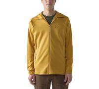 HAGLOFS Korp Mid Hood M - felpa in pile - uomo M Yellow man Recycled Polyester,Bluesign