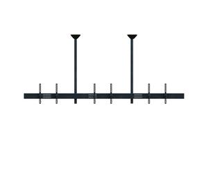 Hagor comPROnents® Menuboard supporto da soffitto per 3 display 46-65" formato paesaggio | max. VESA 600x400