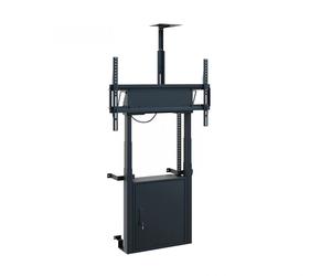 Hagor HP Twin Lift FW-B - sistema di sollevamento motorizzato regolabile in altezza per montaggio a pavimento e a parete 55-86” | VESA max. 900x600 | carico max. 120 kg | nero