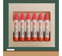 HAGOROMO WONDER CHALK RED SET 6 PEZZI GESSO IDROSOLUBILE SENZA POLVERE COREA