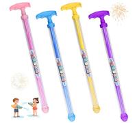 HAGOT 4 Pezzi Pistole ad Acqua per Fuochi d'Artificio, Giocattolo Romantico e Divertente con Irrigatore ad Alta Pressione Estraibile per Piscina, Feste in Famiglia e Tra Amici