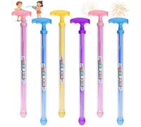 HAGOT 6 Pezzi Pistole ad Acqua per Fuochi d'Artificio, Giocattolo Romantico e Divertente con Irrigatore ad Alta Pressione Estraibile per Piscina, Feste in Famiglia e Tra Amici