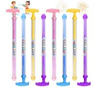 HAGOT 8 Pezzi Pistole ad Acqua per Fuochi d'Artificio, Giocattolo Romantico e Divertente con Irrigatore ad Alta Pressione Estraibile per Piscina, Feste in Famiglia e Tra Amici