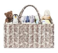 HAGOT Organizzatore Pannolini del Bambino, Organizer Portatile con Scomparti Rimovibili Pieghevole in Feltro, Grande Capacità Morbido per Salviette Umidificate e Articoli