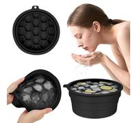 HAGOT Pieghevole con Vaschetta per il Ghiaccio Integrata, Lavatesta Portatile a Raffreddamento Rapido per il Lavaggio del Viso, per Lenire la Pelle, per Uso Domestico o in Viaggio