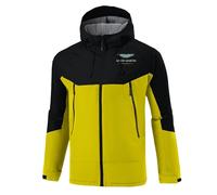 HAGRDBC Giaccas Da Montagna A.s.t.o.n M.a ti.n, Jacket leggera casual slim fit con colletto, Coat per Trekking e all'aria Aperta(Yellow,M)