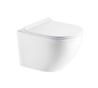 Hagser Beno vaso wc con copriwater a discesa lenta sospeso senza brida bianco HGR10000042