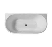 Hagser Ilsa vasca da bagno a parete 150x80 cm ovale bianco HGR90000012