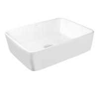 Hagser Ingrid lavabo 49x37.5 cm rettangolare da appoggio bianco lucida HGR20000040