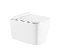Hagser Lina vaso wc con copriwater a discesa lenta sospeso senza brida bianco HGR50000042