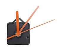 Hagsnec 1 Confezione Di Ricambio Orologio Da Parete Diy Parti Di Riparazione Movimento Pendolo Meccanismo Orologio Al Quarzo Motore Kit Di E Raccordi (Nero Arancio)