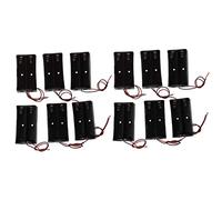 Hagsnec 12 pz Nero 2 X3.7V 18650 Tipo Batteria Titolare BoX Caso