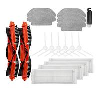 Hagsnec 18PCS Competible per Mi Robot Vacuum Mop Pro P Pulizia Robot STYTJ02YM, Laterale Principale Hepa Filtro Mop