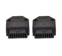 Hagsnec 2 connettori OBD2 OBD II a 16 pin, presa diagnostica, adattatore OBD, connettore + terminale +