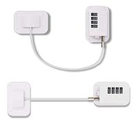 Hagsnec 2 pezzi refrigerante serratura congelatore serratura frigorifero porta serratura combinazione serratura bambini serratura per cassetti obliqui ()